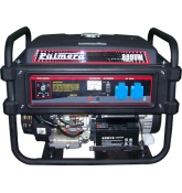 8000M Jeneratör 6.5kVA Monofaze, 4 Zamanlı Benzinli Marşlı